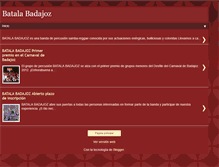 Tablet Screenshot of batalabadajoz.com